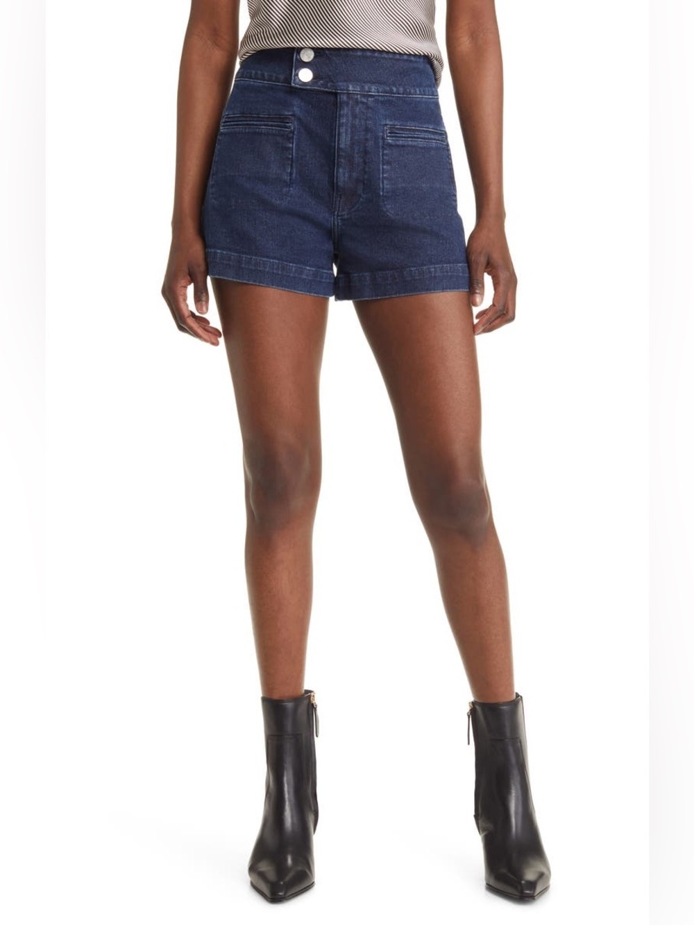 FRAME DENIM | le hardy high waist shorts | size 32